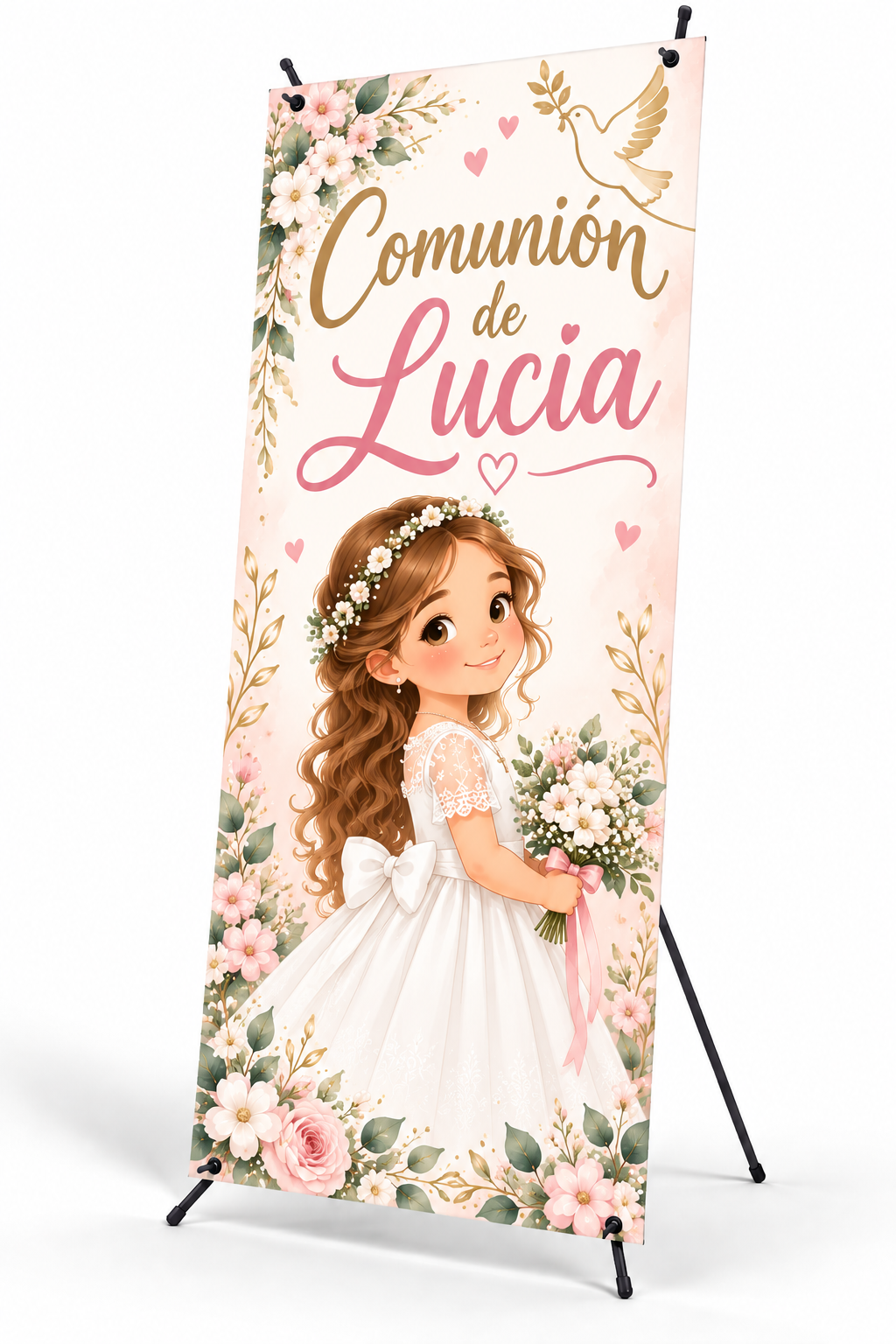 X-Banner Personalizado para Bodas, Comuniones y Eventos