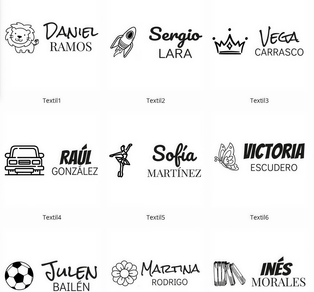 Sello textil