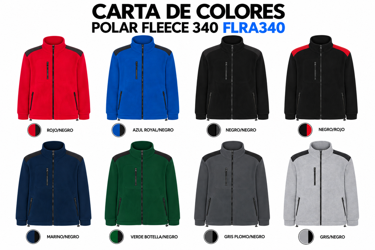 Forro Polar Unisex Personalizable con Refuerzos – 340 g/m²