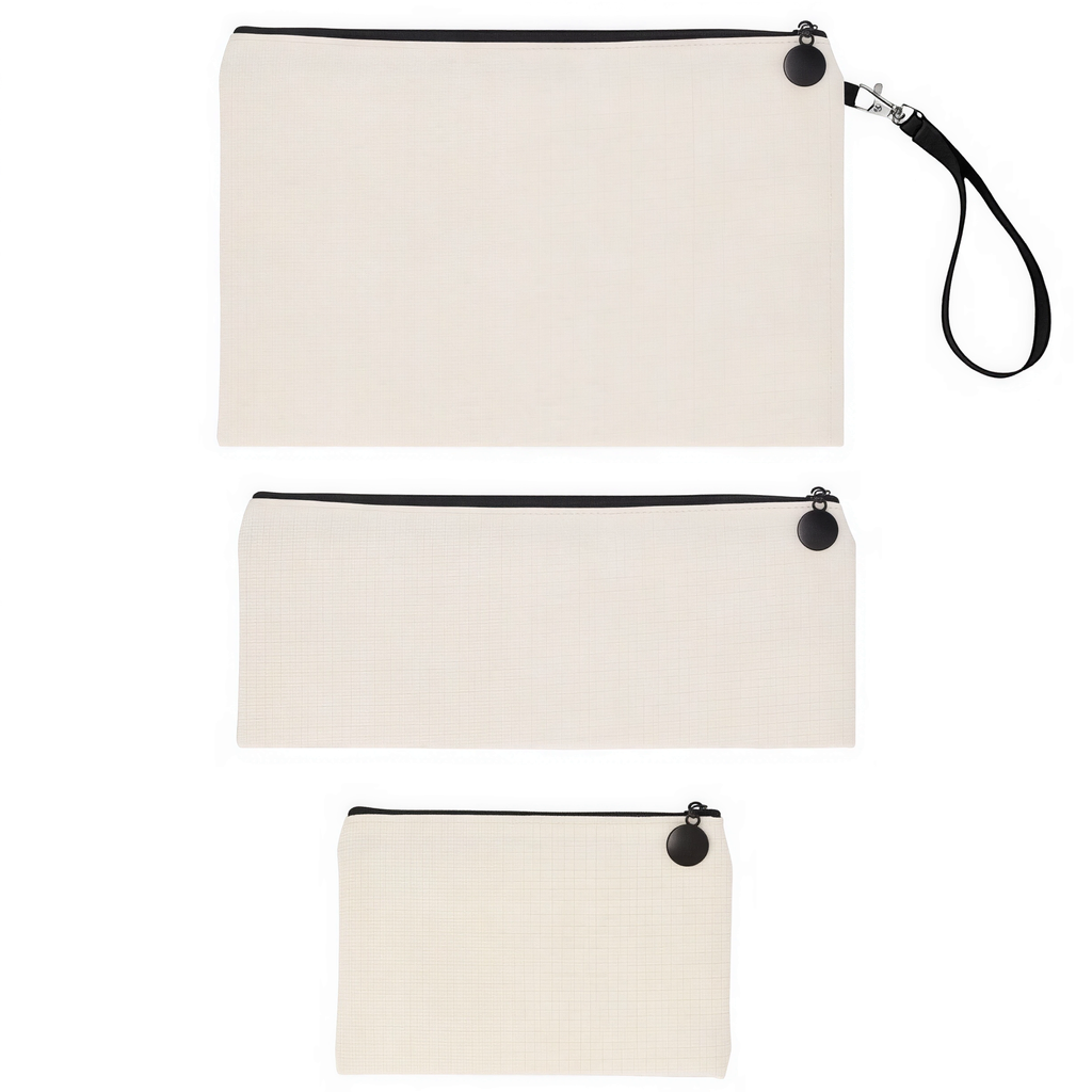 Estuches de tejido símil lino sublimable