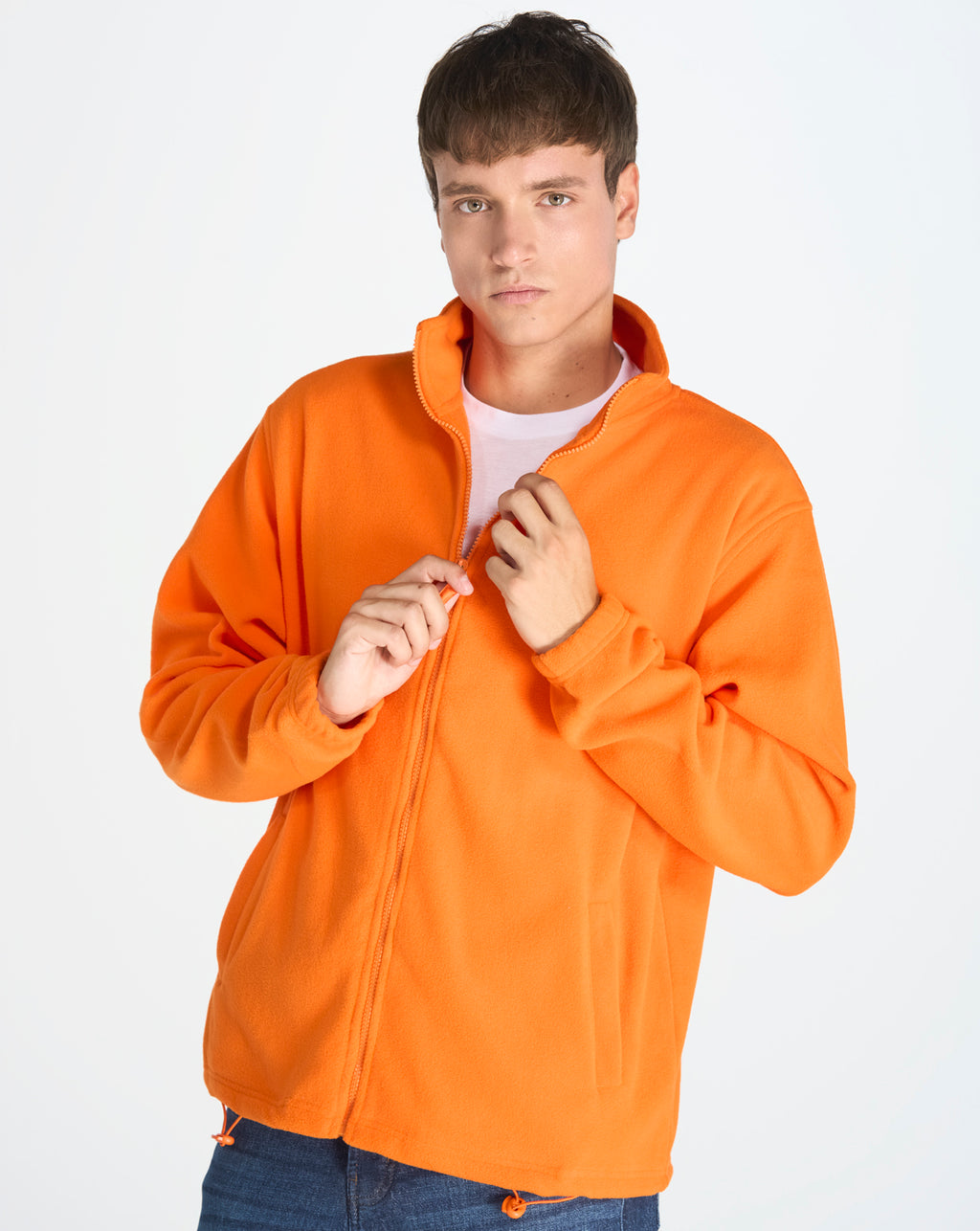 Forro Polar de Hombre Personalizable con Cremallera – 300 g/m²