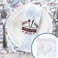 Manteles y Servilletas de Tela Personalizados | Elegancia para tu Mesa 40x40