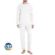 Pijama Blanco Unisex Personalizable de 2 Piezas | Regalos Originales