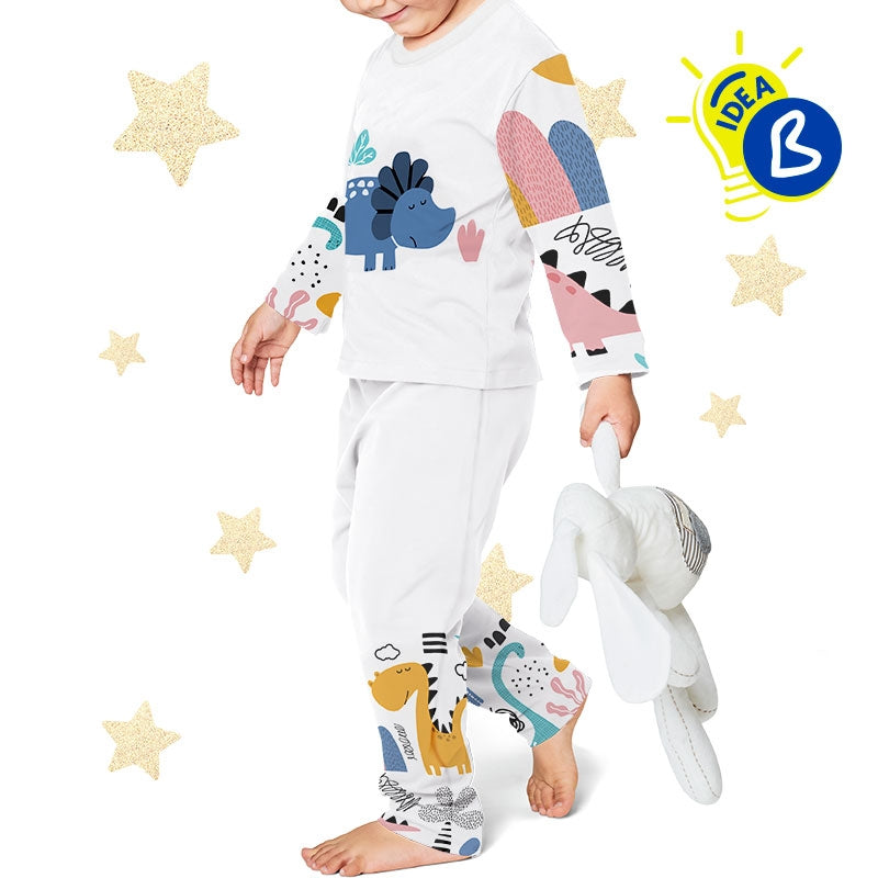 Pijama Blanco Unisex Personalizable de 2 Piezas | Regalos Originales