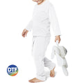 Pijama Blanco Unisex Personalizable de 2 Piezas | Regalos Originales