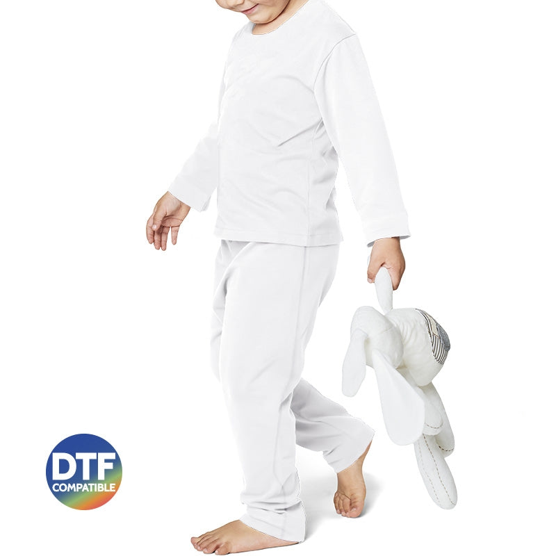 Pijama Blanco Unisex Personalizable de 2 Piezas | Regalos Originales