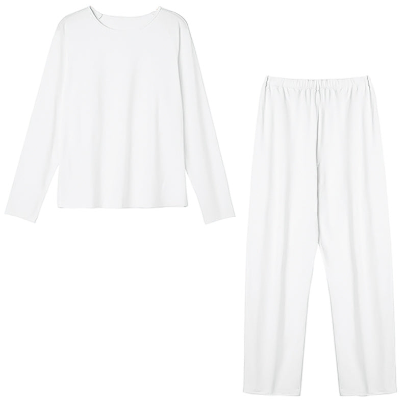 Pijama Blanco Unisex Personalizable de 2 Piezas | Regalos Originales