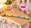 Chupetero personalizado con nombre para bebé – Hayvafamily